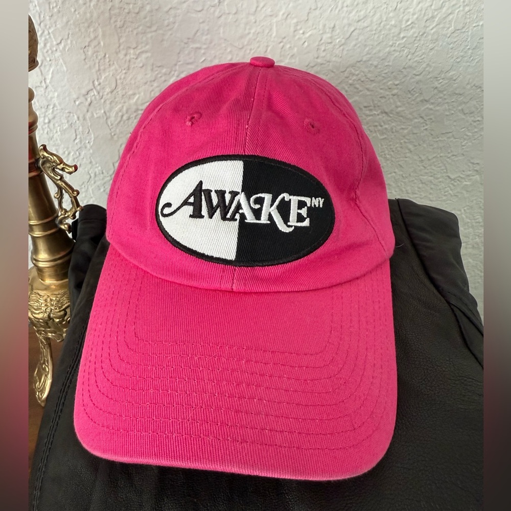 Awake NY Fuchsia Pink Cap with Logo